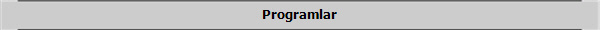 Programlar